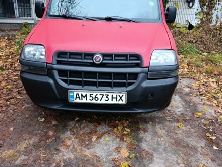 Красный Фиат Добло, объемом двигателя 1.9 л и пробегом 107 тыс. км за 3500 $, фото 1 на Automoto.ua