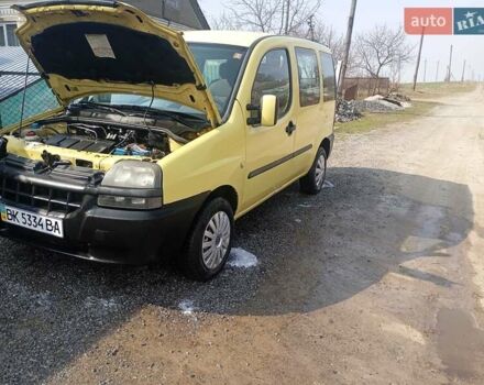 Жовтий Фіат Добло, об'ємом двигуна 1.9 л та пробігом 289 тис. км за 4099 $, фото 1 на Automoto.ua