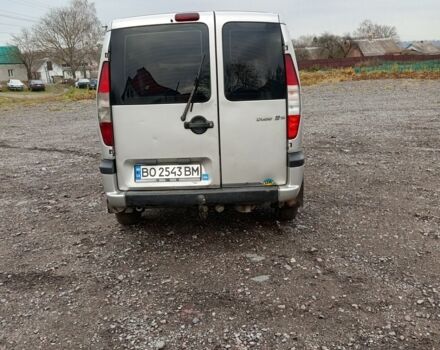 Серый Фиат Добло, объемом двигателя 1.9 л и пробегом 238 тыс. км за 2200 $, фото 5 на Automoto.ua