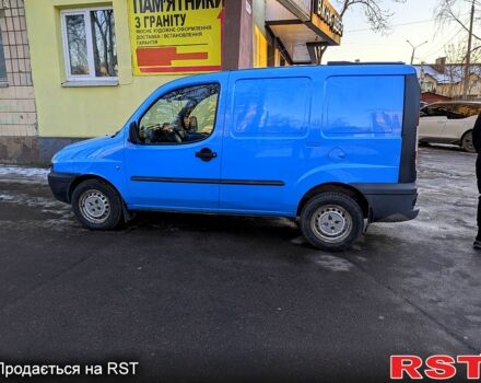 Синий Фиат Добло, объемом двигателя 1.6 л и пробегом 380 тыс. км за 2500 $, фото 3 на Automoto.ua