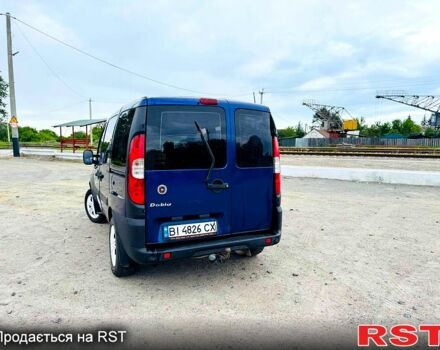 Синий Фиат Добло, объемом двигателя 1.9 л и пробегом 300 тыс. км за 4850 $, фото 4 на Automoto.ua