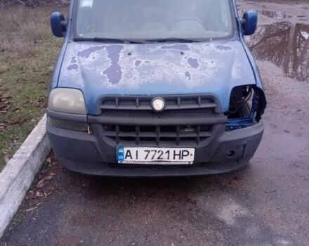 Синий Фиат Добло, объемом двигателя 1.9 л и пробегом 240 тыс. км за 1450 $, фото 2 на Automoto.ua