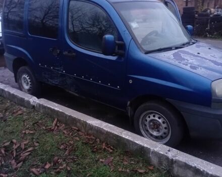 Синий Фиат Добло, объемом двигателя 1.9 л и пробегом 240 тыс. км за 1450 $, фото 1 на Automoto.ua