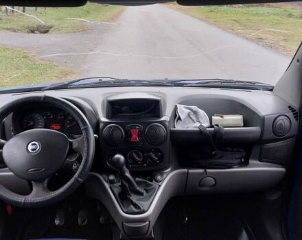 Синий Фиат Добло, объемом двигателя 1.3 л и пробегом 200 тыс. км за 1650 $, фото 7 на Automoto.ua