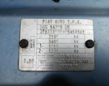 Синій Фіат Добло, об'ємом двигуна 1.9 л та пробігом 377 тис. км за 4900 $, фото 8 на Automoto.ua