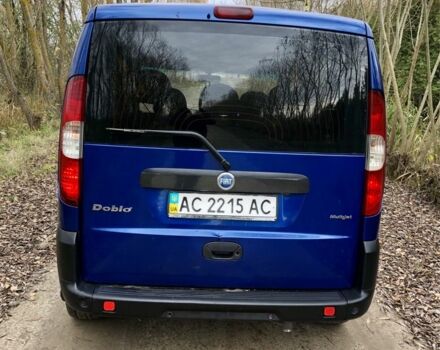 Синий Фиат Добло, объемом двигателя 1.3 л и пробегом 200 тыс. км за 4100 $, фото 7 на Automoto.ua
