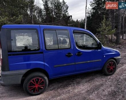 Синий Фиат Добло, объемом двигателя 1.6 л и пробегом 191 тыс. км за 4000 $, фото 2 на Automoto.ua