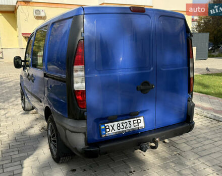 Синий Фиат Добло, объемом двигателя 1.9 л и пробегом 298 тыс. км за 3600 $, фото 4 на Automoto.ua