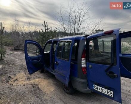 Синий Фиат Добло, объемом двигателя 1.6 л и пробегом 191 тыс. км за 4000 $, фото 4 на Automoto.ua