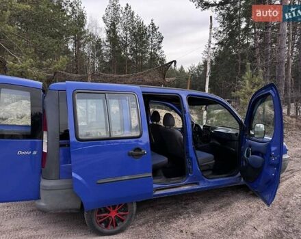 Синий Фиат Добло, объемом двигателя 1.6 л и пробегом 191 тыс. км за 4000 $, фото 3 на Automoto.ua