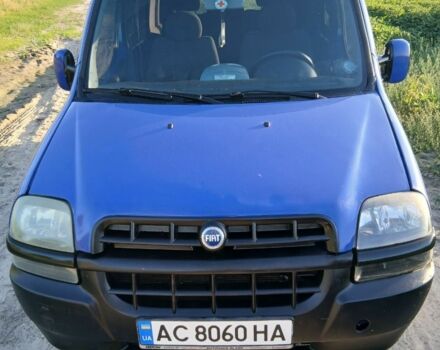 Синий Фиат Добло, объемом двигателя 1.6 л и пробегом 290 тыс. км за 3500 $, фото 1 на Automoto.ua