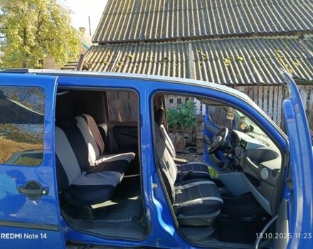 Синий Фиат Добло, объемом двигателя 1.6 л и пробегом 290 тыс. км за 3500 $, фото 9 на Automoto.ua