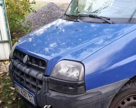 Синий Фиат Добло, объемом двигателя 1.6 л и пробегом 250 тыс. км за 2200 $, фото 2 на Automoto.ua