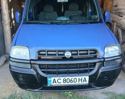 Синий Фиат Добло, объемом двигателя 1.6 л и пробегом 290 тыс. км за 3500 $, фото 2 на Automoto.ua