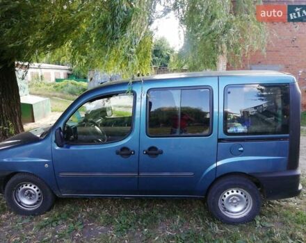 Синий Фиат Добло, объемом двигателя 1.91 л и пробегом 270 тыс. км за 4200 $, фото 2 на Automoto.ua