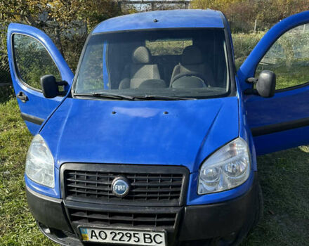 Синий Фиат Добло, объемом двигателя 1.25 л и пробегом 260 тыс. км за 2900 $, фото 2 на Automoto.ua