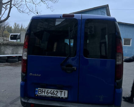 Синий Фиат Добло, объемом двигателя 1.3 л и пробегом 229 тыс. км за 4300 $, фото 6 на Automoto.ua