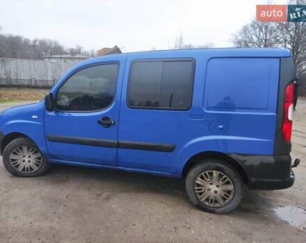 Синий Фиат Добло, объемом двигателя 1.9 л и пробегом 228 тыс. км за 3500 $, фото 3 на Automoto.ua