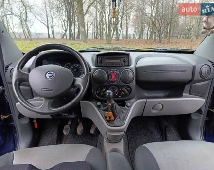 Синий Фиат Добло, объемом двигателя 1.91 л и пробегом 281 тыс. км за 5500 $, фото 4 на Automoto.ua