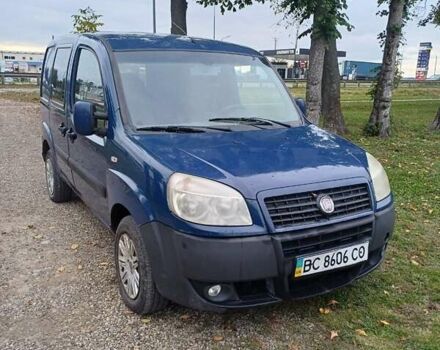 Синий Фиат Добло, объемом двигателя 1.6 л и пробегом 191 тыс. км за 3900 $, фото 1 на Automoto.ua