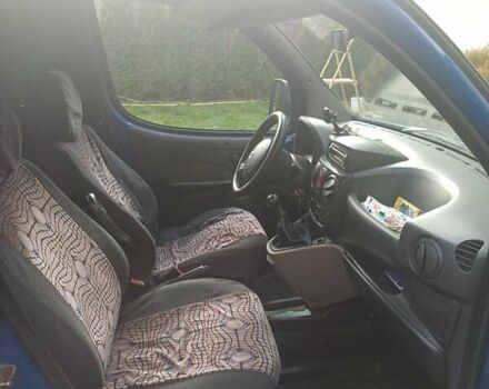 Синий Фиат Добло, объемом двигателя 1.25 л и пробегом 400 тыс. км за 4500 $, фото 4 на Automoto.ua