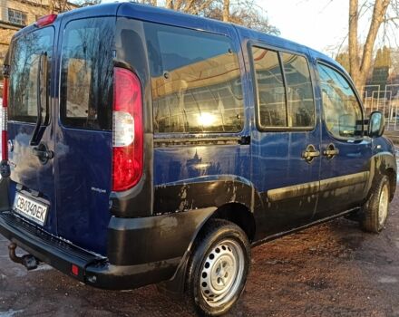 Синий Фиат Добло, объемом двигателя 1.2 л и пробегом 178 тыс. км за 5300 $, фото 1 на Automoto.ua