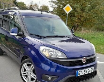 Синий Фиат Добло, объемом двигателя 1.6 л и пробегом 150 тыс. км за 9100 $, фото 1 на Automoto.ua