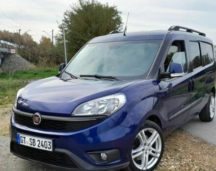 Синий Фиат Добло, объемом двигателя 1.6 л и пробегом 150 тыс. км за 9100 $, фото 19 на Automoto.ua