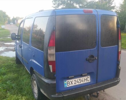 Синий Фиат Добло, объемом двигателя 1.2 л и пробегом 2 тыс. км за 3500 $, фото 3 на Automoto.ua