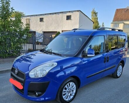 Синий Фиат Добло, объемом двигателя 1.4 л и пробегом 145 тыс. км за 7100 $, фото 1 на Automoto.ua