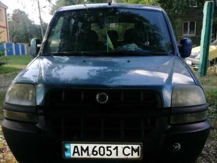 Синий Фиат Добло, объемом двигателя 1.91 л и пробегом 270 тыс. км за 4200 $, фото 1 на Automoto.ua