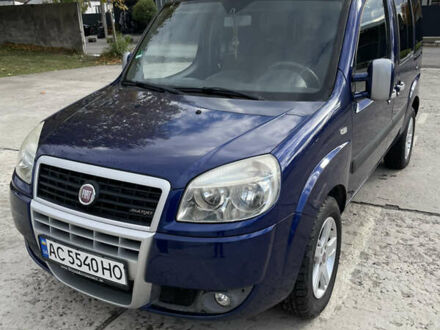 Синий Фиат Добло, объемом двигателя 1.25 л и пробегом 159 тыс. км за 5900 $, фото 1 на Automoto.ua