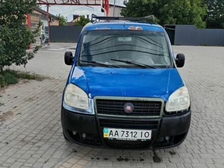 Синий Фиат Добло, объемом двигателя 1.9 л и пробегом 398 тыс. км за 4000 $, фото 1 на Automoto.ua