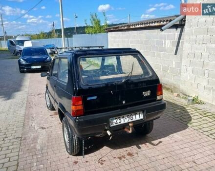 Черный Фиат Панда, объемом двигателя 1 л и пробегом 1000 тыс. км за 1200 $, фото 1 на Automoto.ua