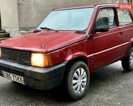 Червоний Фіат Панда, об'ємом двигуна 1 л та пробігом 60 тис. км за 900 $, фото 1 на Automoto.ua