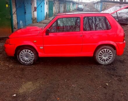 Красный Фиат Панда, объемом двигателя 1 л и пробегом 280 тыс. км за 820 $, фото 1 на Automoto.ua