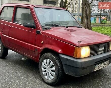 Красный Фиат Панда, объемом двигателя 1 л и пробегом 60 тыс. км за 900 $, фото 1 на Automoto.ua