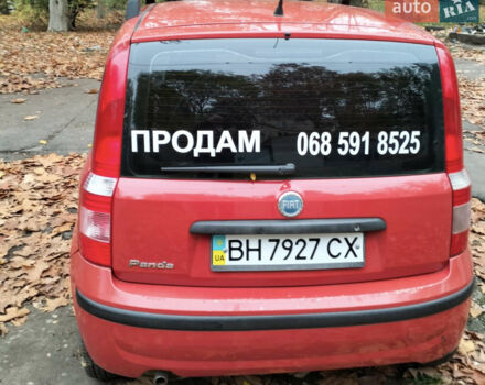 Красный Фиат Панда, объемом двигателя 1.24 л и пробегом 185 тыс. км за 2999 $, фото 1 на Automoto.ua