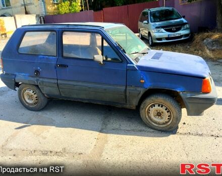 Синий Фиат Панда, объемом двигателя 1.1 л и пробегом 240 тыс. км за 500 $, фото 1 на Automoto.ua