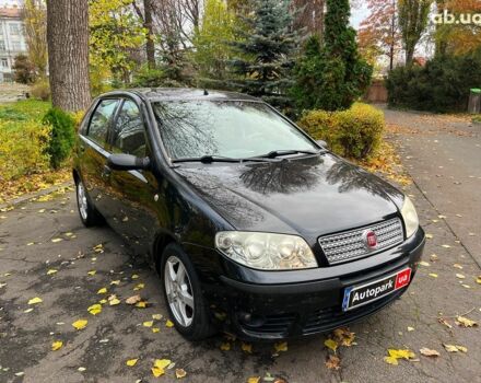 Черный Фиат Пунто, объемом двигателя 1.2 л и пробегом 150 тыс. км за 3990 $, фото 2 на Automoto.ua