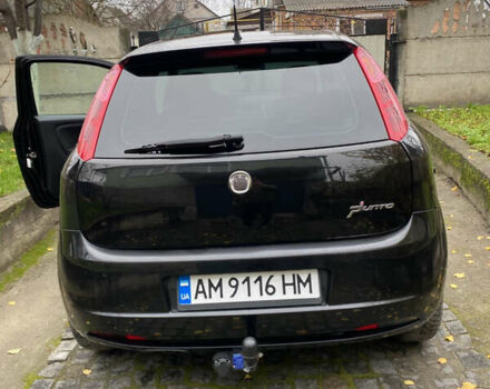Черный Фиат Пунто, объемом двигателя 1.37 л и пробегом 270 тыс. км за 3700 $, фото 5 на Automoto.ua