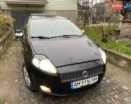 Черный Фиат Пунто, объемом двигателя 1.37 л и пробегом 270 тыс. км за 3700 $, фото 3 на Automoto.ua