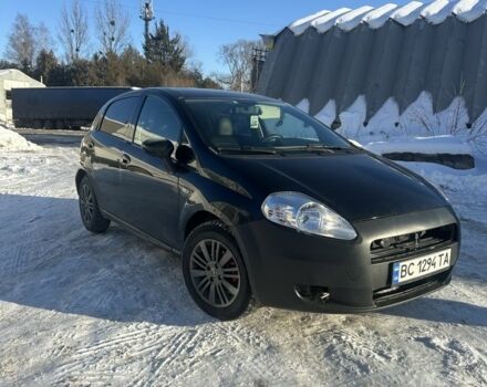 Черный Фиат Пунто, объемом двигателя 1.4 л и пробегом 200 тыс. км за 3450 $, фото 1 на Automoto.ua
