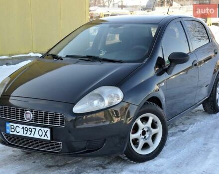 Черный Фиат Пунто, объемом двигателя 1.24 л и пробегом 246 тыс. км за 3500 $, фото 1 на Automoto.ua