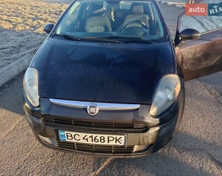 Черный Фиат Пунто, объемом двигателя 1.24 л и пробегом 322 тыс. км за 4200 $, фото 1 на Automoto.ua