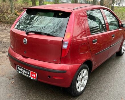 Красный Фиат Пунто, объемом двигателя 1.3 л и пробегом 234 тыс. км за 3990 $, фото 6 на Automoto.ua