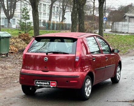 Красный Фиат Пунто, объемом двигателя 1.3 л и пробегом 234 тыс. км за 3990 $, фото 13 на Automoto.ua