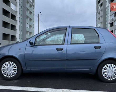 Синий Фиат Пунто, объемом двигателя 1.24 л и пробегом 168 тыс. км за 3500 $, фото 8 на Automoto.ua