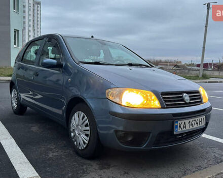 Синий Фиат Пунто, объемом двигателя 1.24 л и пробегом 168 тыс. км за 3500 $, фото 2 на Automoto.ua