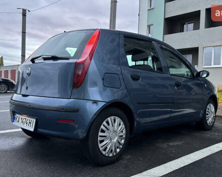 Синий Фиат Пунто, объемом двигателя 1.24 л и пробегом 168 тыс. км за 3500 $, фото 1 на Automoto.ua